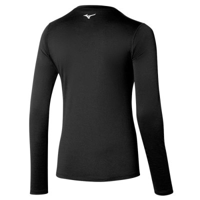 Camisa Mizuno Impulse Core Longsleeve Mujer - Negros - Chile M815HXQPLU